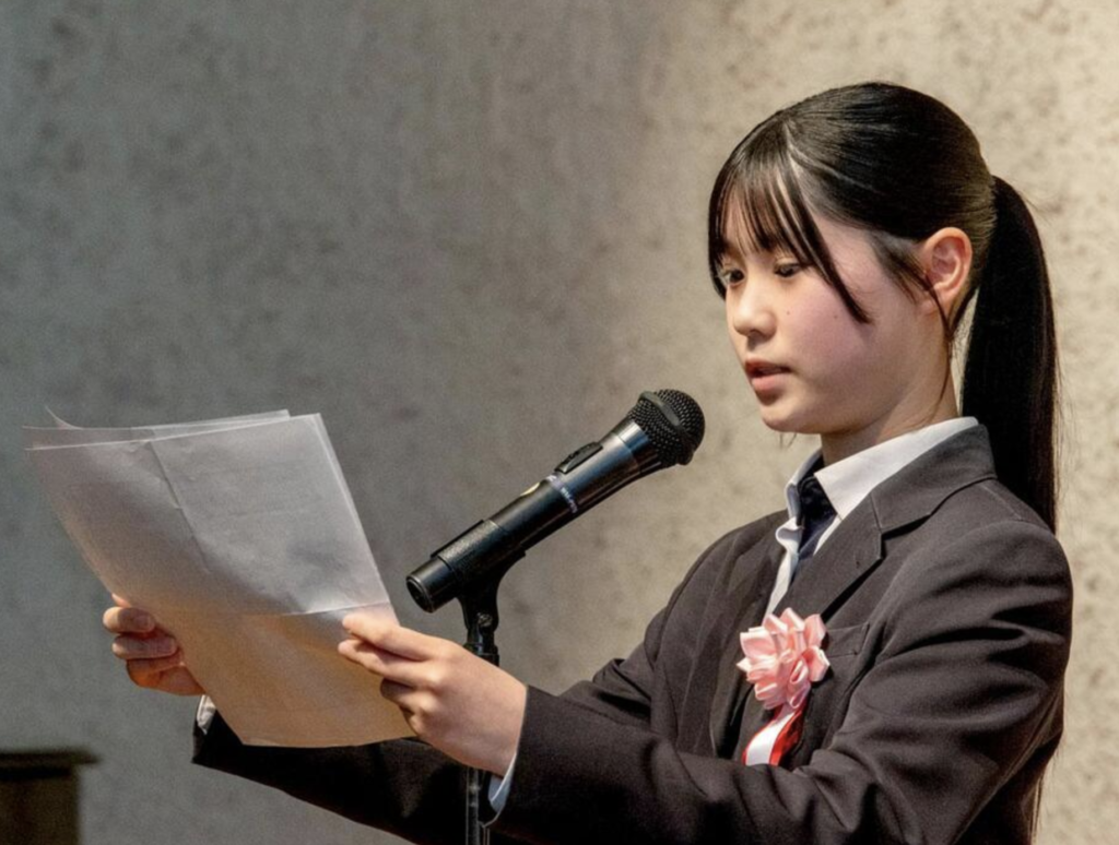 最優秀賞を受賞した岡真悠美さん